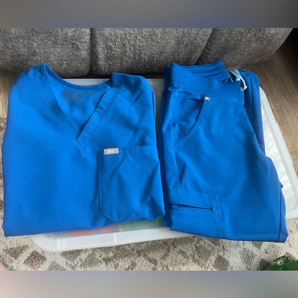 Figs Other Figs Royal Blue Set Poshmark